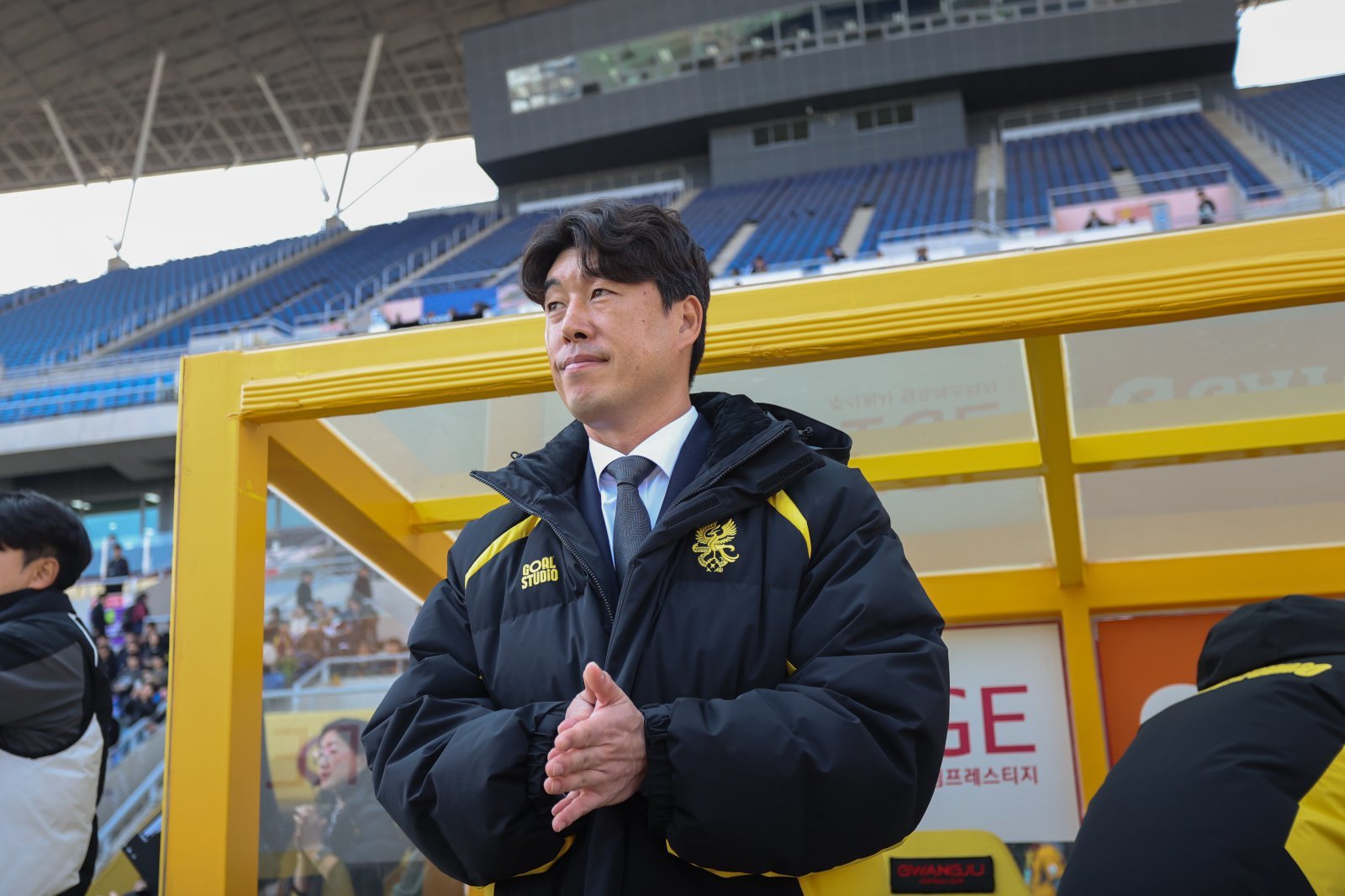 광주FC 이정효 감독의 전술 지시