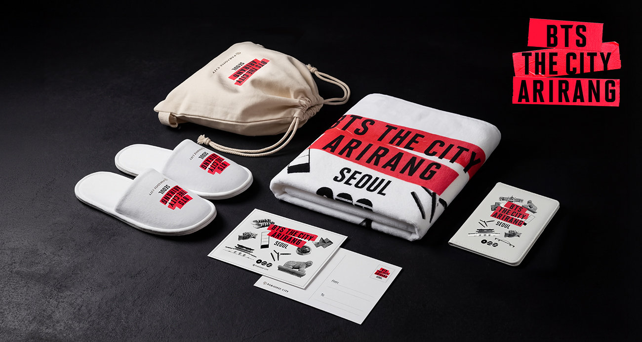 파라다이스시티 방탄소년단 한정판 굿즈 5종