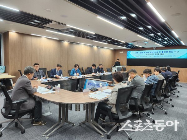 경북도가 포항-울릉 여객선 안정적인 운항과 편의 증진을 위한 유관기관 회의를 개최했다. 사진제공 ㅣ 경북도