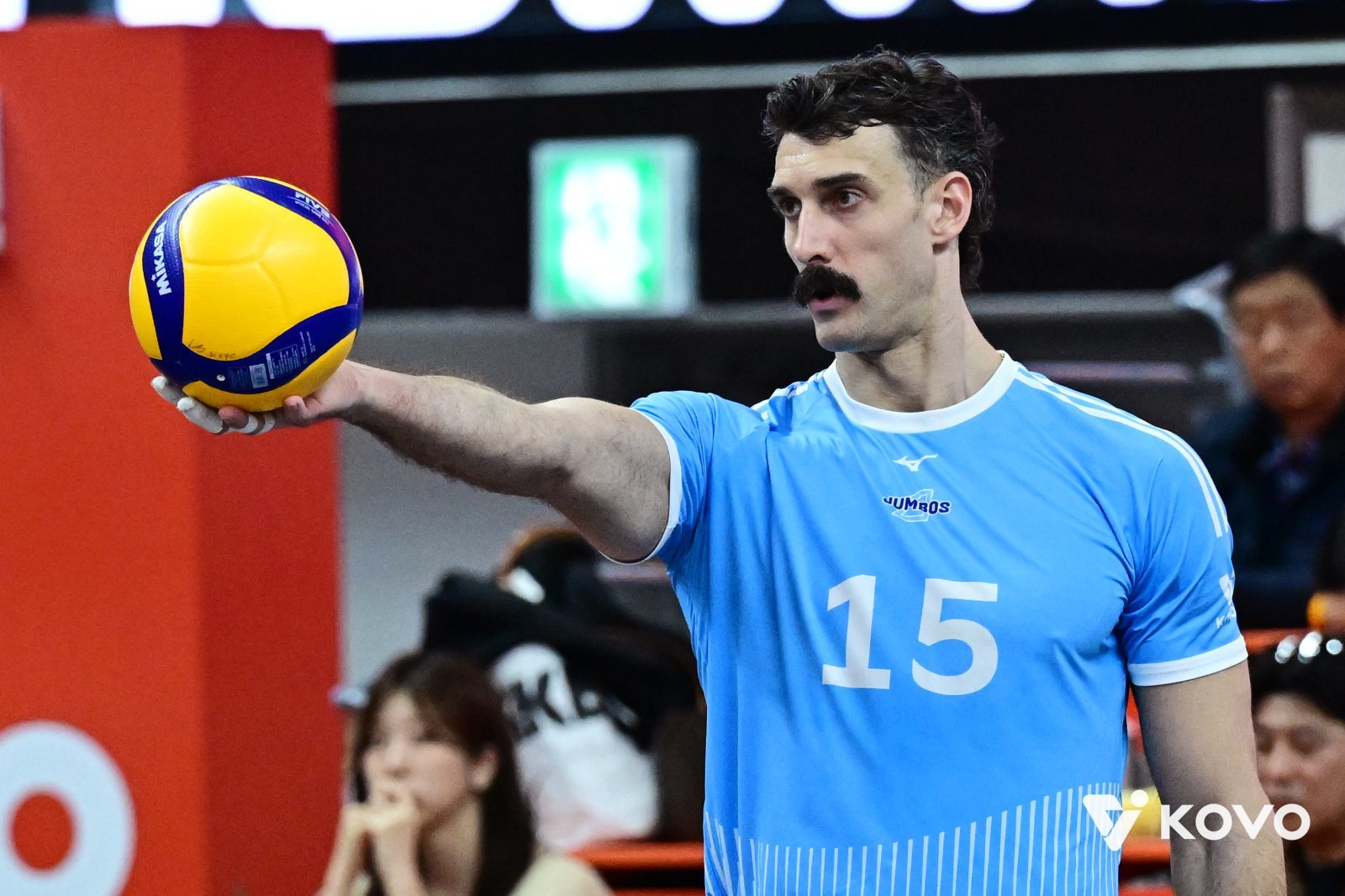 대한항공 카일 러셀(사진)은 이번 시즌 중반까지 맹활약했으나 후반 페이스가 떨어지면서 호세 마쏘로 교체됐다. 사진제공｜KOVO