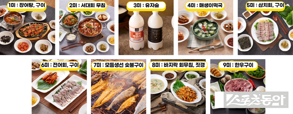 고흥군이 청정 바다와 건강한 맛을 담은 ‘고흥 9미(美)’로 미식 여행을 유혹 한다. 사진제공=고흥군