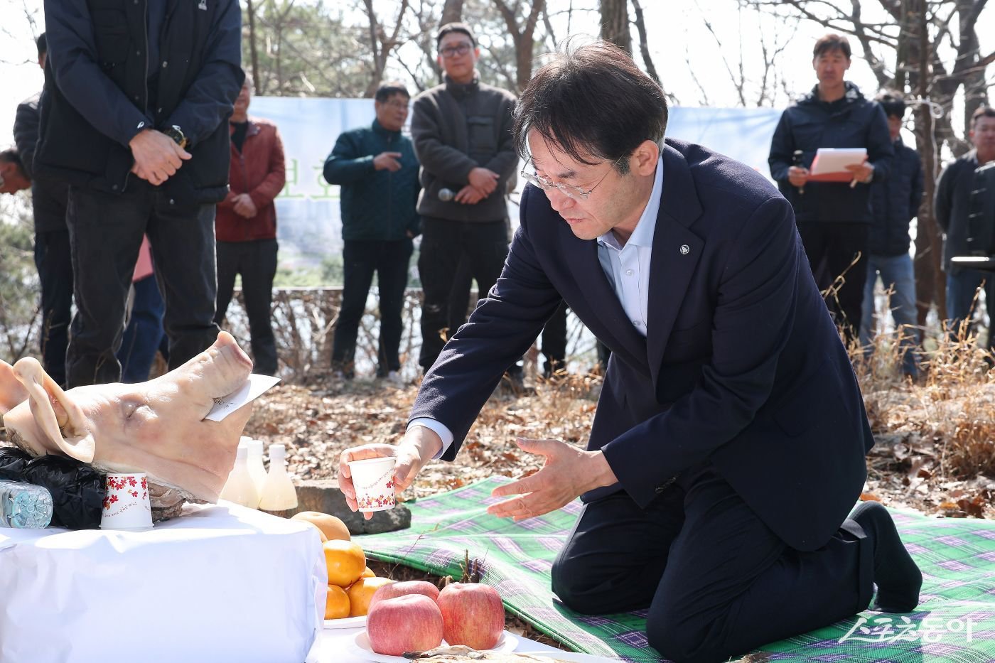 이동환 고양시장, 한국후계농업경영인 고양특례시연합회 시산제 참석하고 있다. 사진제공ㅣ고양시