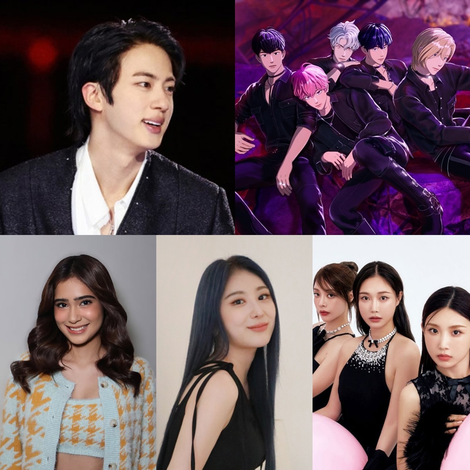 BTS 진·플레이브·Caprice Cayetano·이채연·브브걸 아이돌픽 위클리 1위 [DA차트]