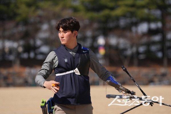 예천군청 양궁 실업팀 소속 김제덕 선수. 사진제공 ㅣ 예천군