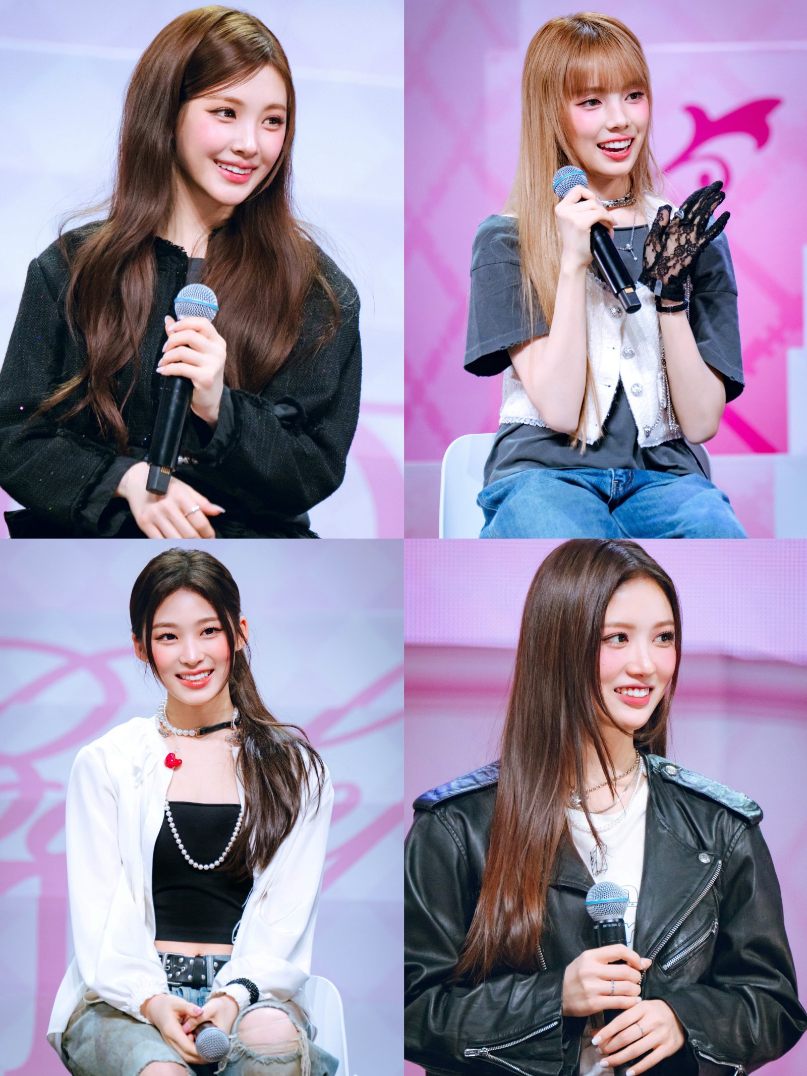 (위에서부터 시계방향으로)베이비 돈 크라이 이현, 미아, 쿠미, 베니. 사진제공 | 피네이션