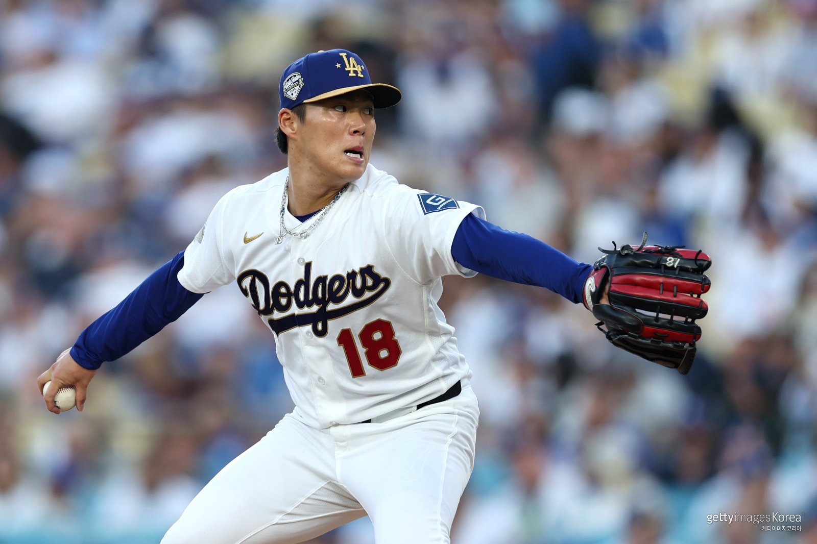 ‘211이닝→WBC 후유증 없었다’ 야마모토 QS 역투 ‘LAD 3연패 힘찬 출발’