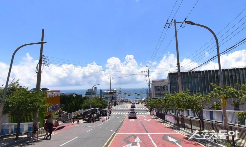 청사포 전경. (사진제공=부산 해운대구)