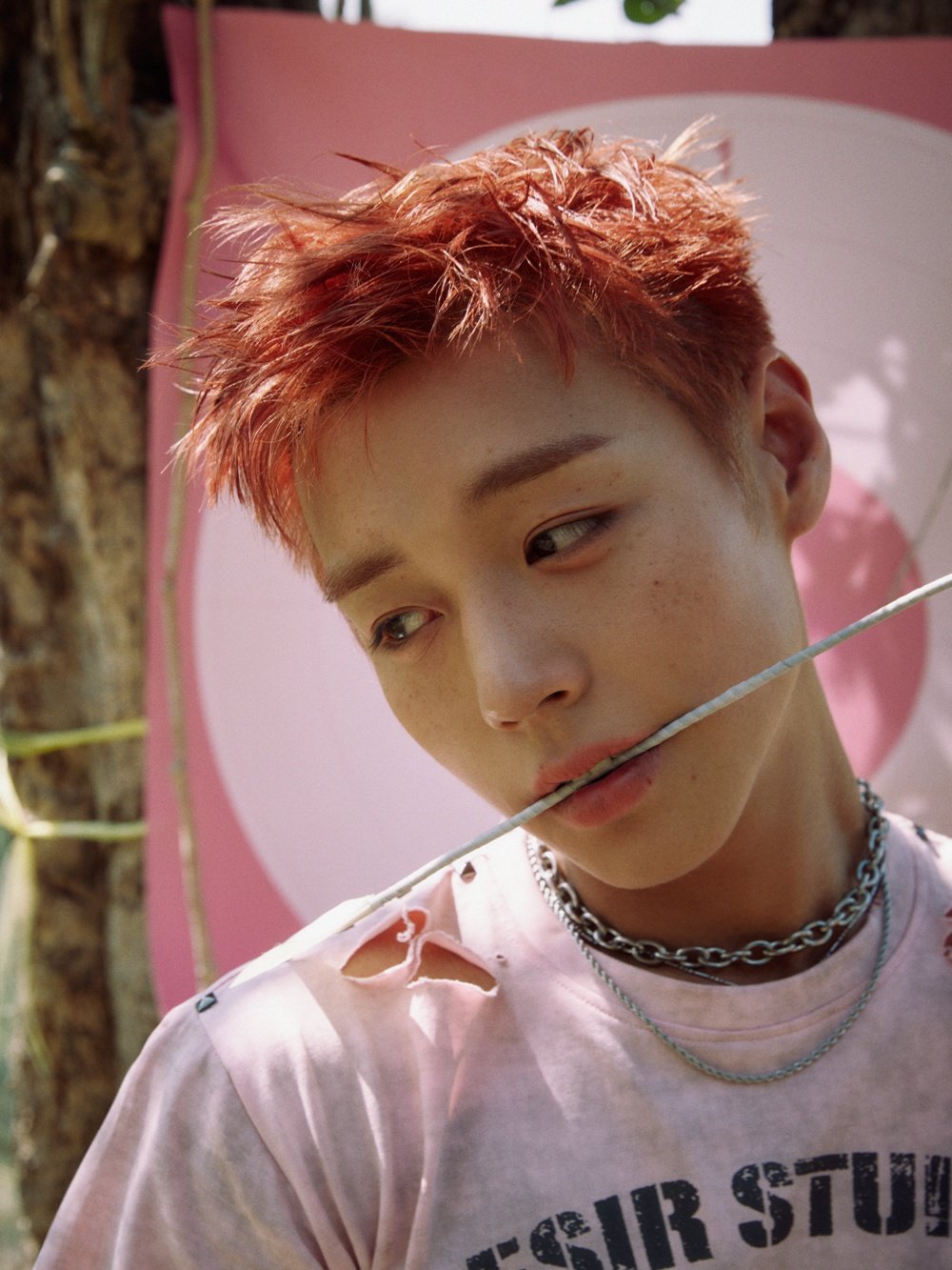 “이런 모습 처음” 박지훈, 주황빛 헤어+주근깨 변신