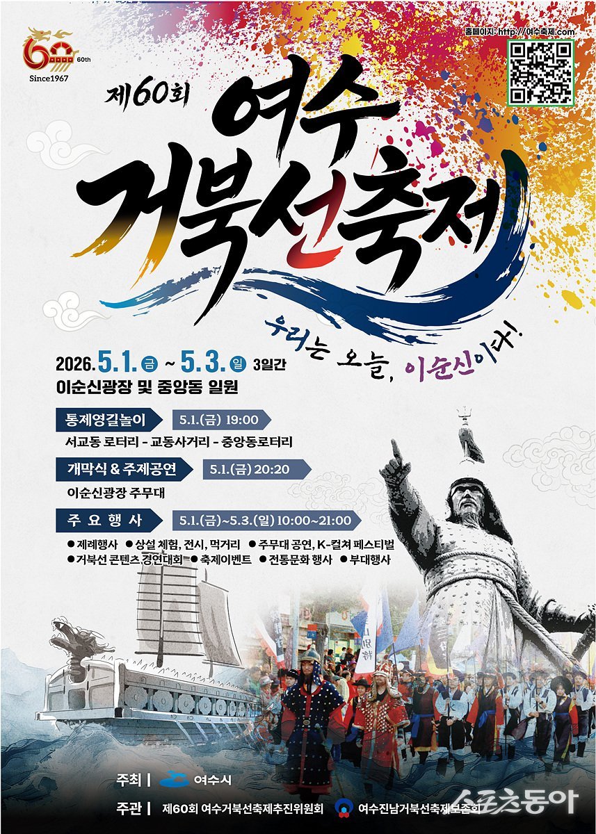 제60회 여수거북선축제 포스터. 사진제공=여수시