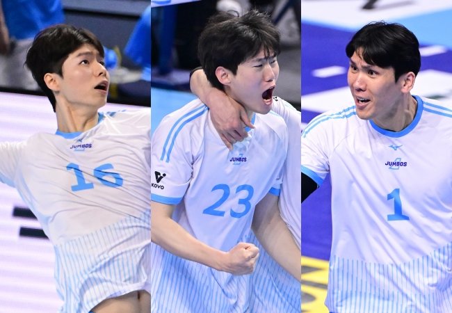 [대한항공 V6] 오락가락할 때 버텨줬던 토종 트리오 정한용, 김민재, 김규민…주연만큼 빛난 조연들