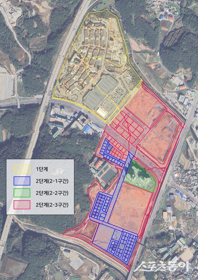 기장군 장안지구 택지개발사업 개발계획도. (사진제공=기장군)