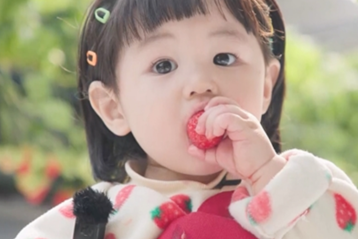 ‘딸기왕자’ 하루, 따자마자 입으로…“배가 딸기로 가득” (슈돌)