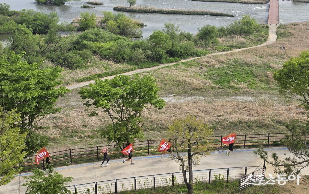 곡성군 산람과배 산불조심 마라톤대회 모습. 사진제공=곡성군