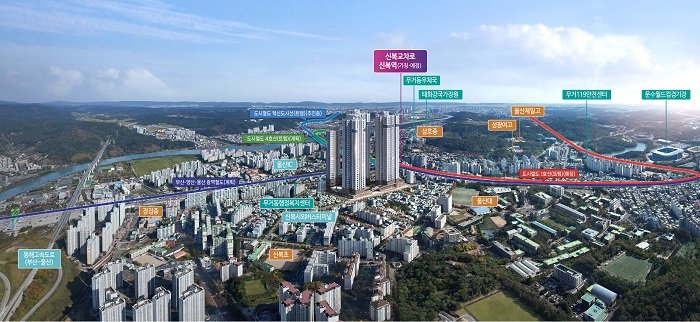 ‘(가칭)울산신복역 비스타 메트로’ 조감도.