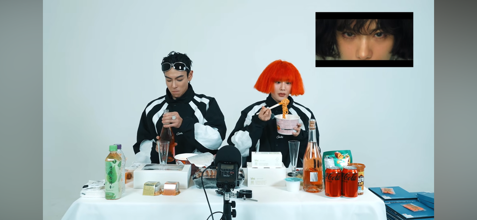 탑, 나나와 컴백 먹방…“뮤비 캐스팅 이유 있다”