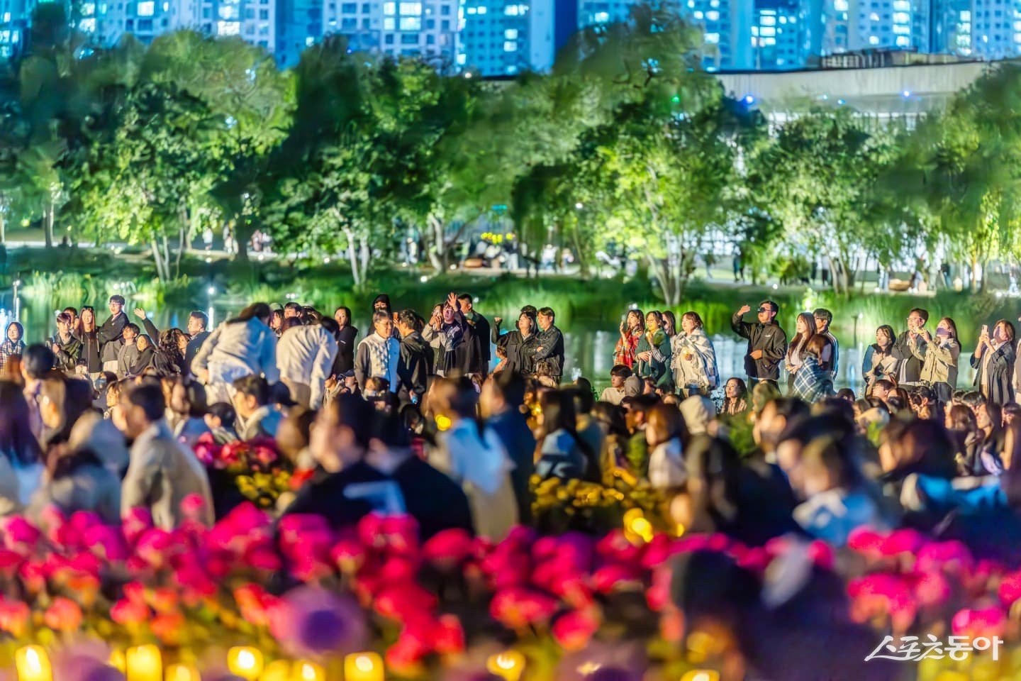 순천시는 지난 5일 순천만국가정원에서 ‘캔들라이트 콘서트’를 개최했다. 사진제공=순천시