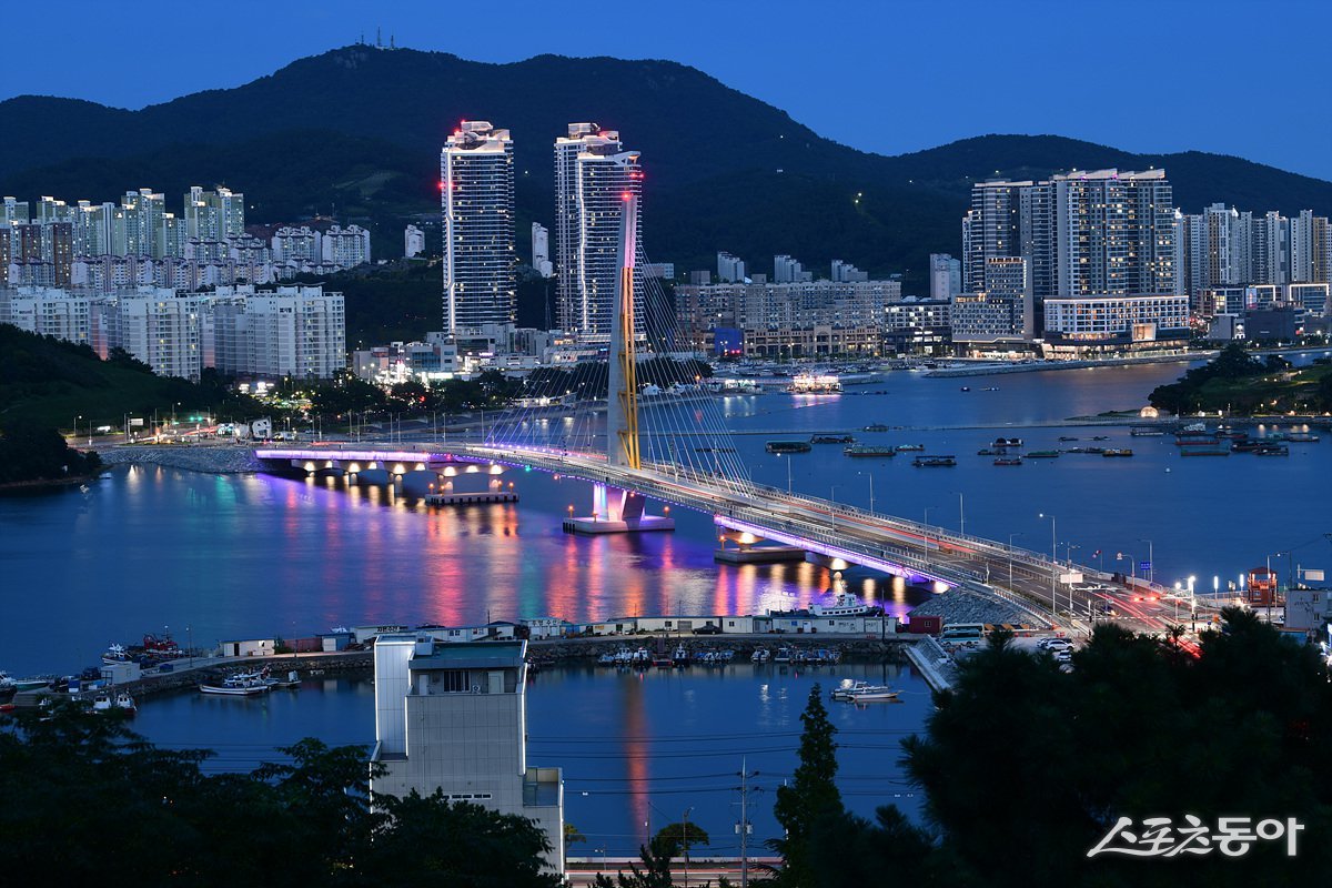 여수 선소대교 전경. 사진제공=여수시