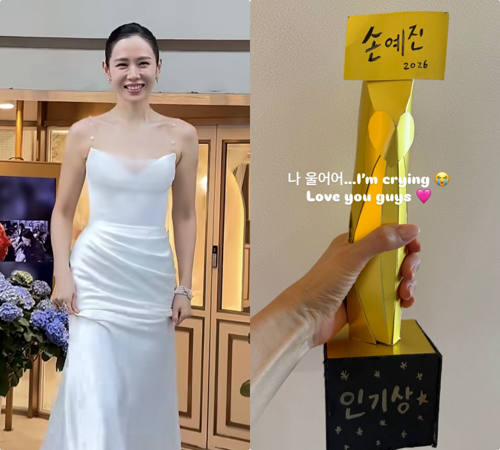 손예진 SNS 캡처