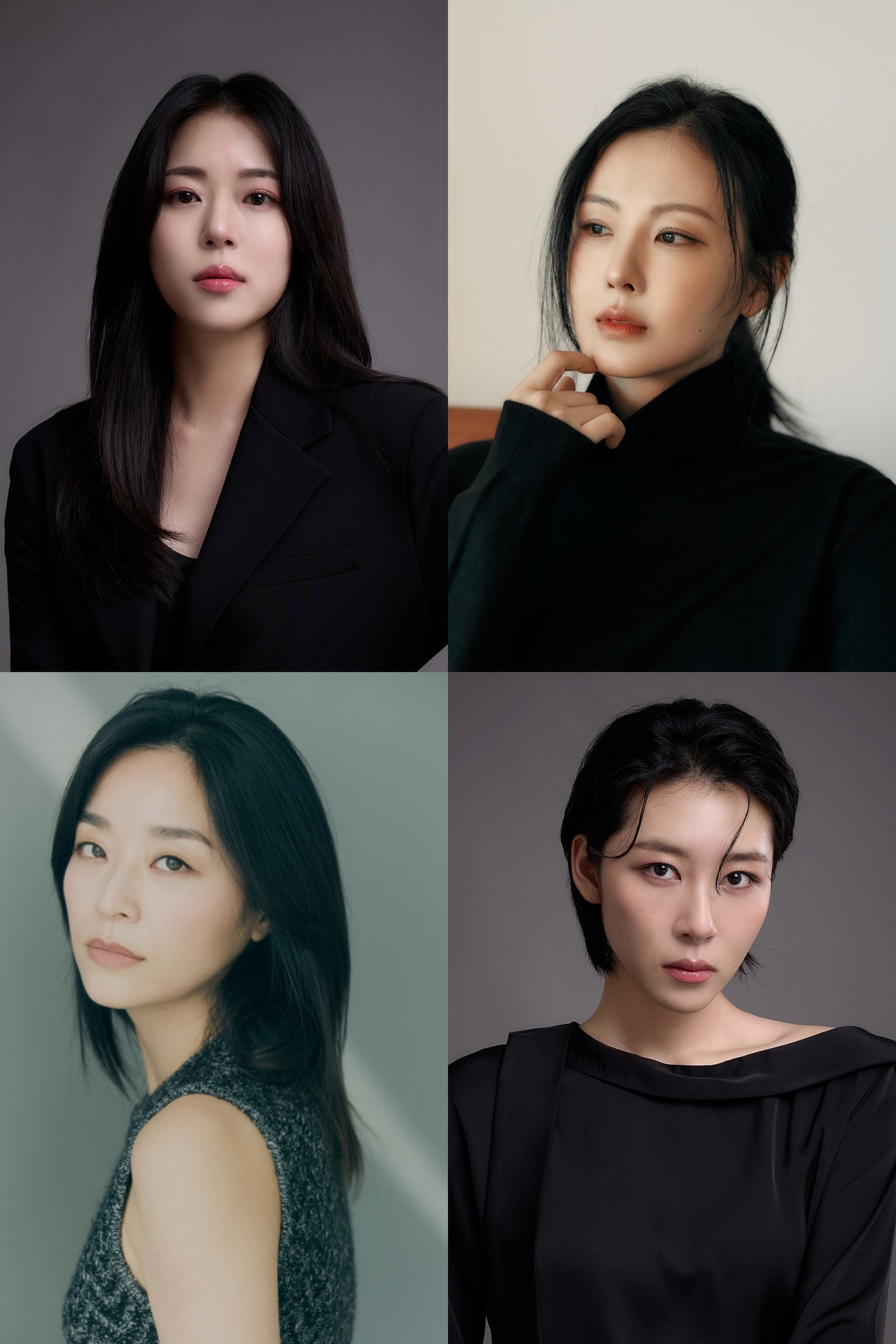 연극 지킬앤하이드 2차 캐스트 라인업. 신의정, 최연우, 장보람, 전성민(왼쪽 위부터 시계방향).사진제공 ｜글림아티스트