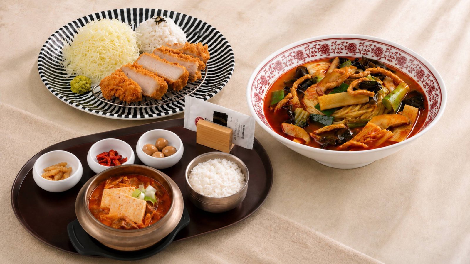 에버랜드 김치찌개, 짬뽕, 수제 로스가스 등 ‘3대 시그니처 메뉴’      사진제공 ｜에버랜드