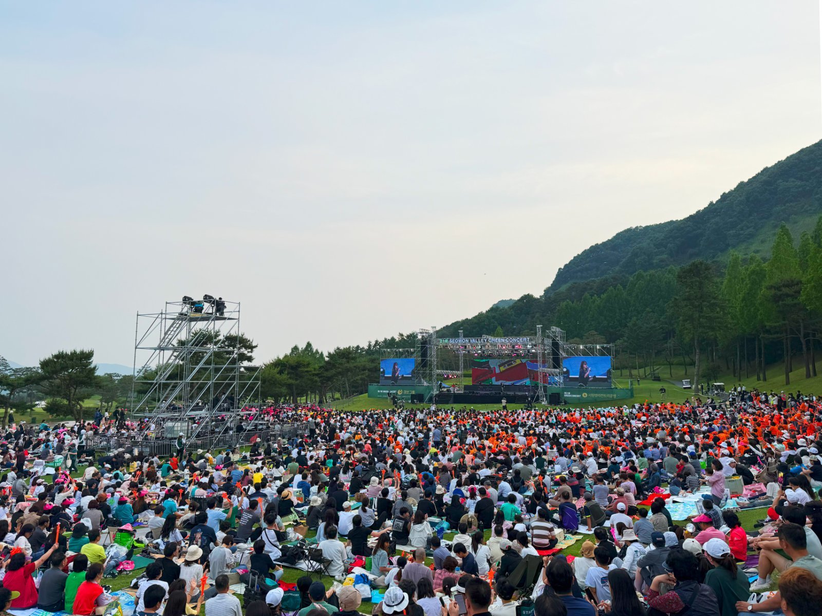 지난해 서원밸리 자선 그린콘서트 모습.