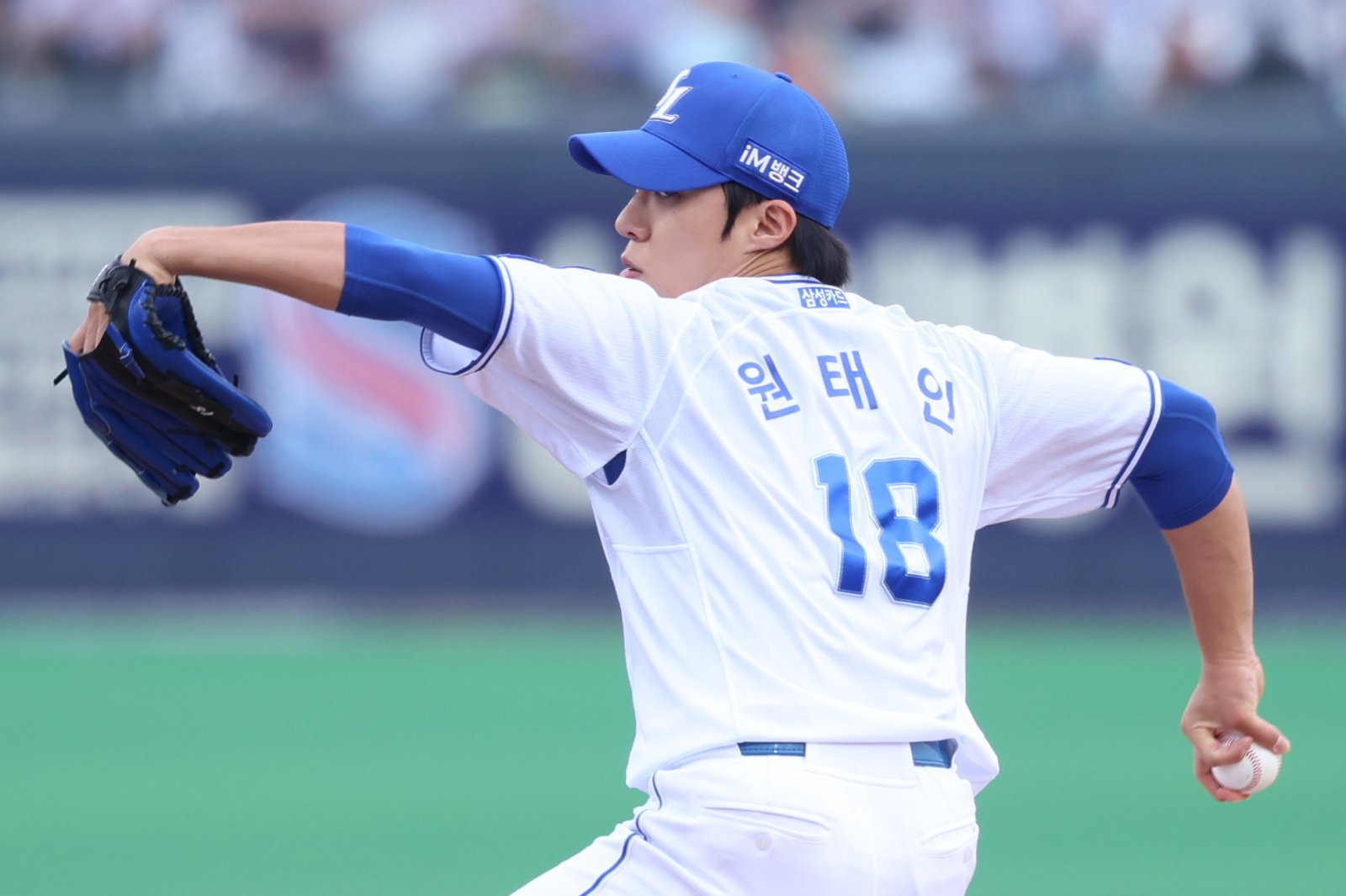 삼성 원태인은 최근 변화구 투구 비율을 높여 반등을 이뤄내려고 한다. 사진제공｜삼성 라이온즈