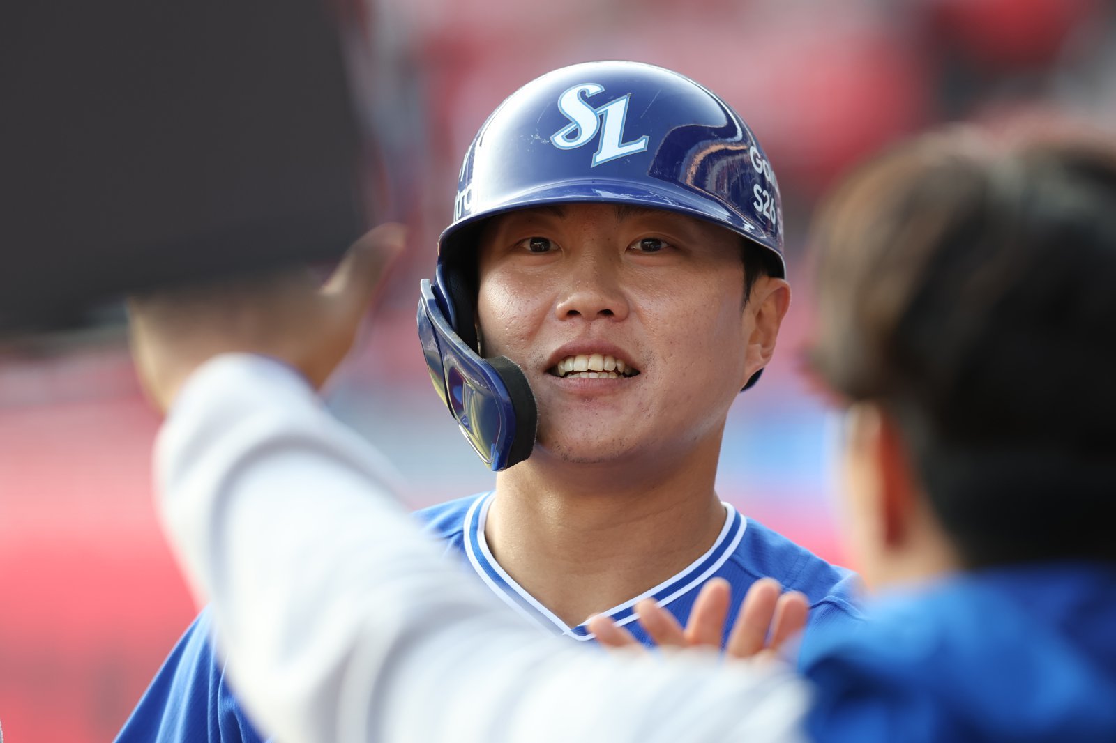 15년 전 충암고의 주장이었던 삼성 류지혁이 후배들의 황금사자기 우승 소식에 기뻐하며 조언을 건넸다. 사진제공｜삼성 라이온즈