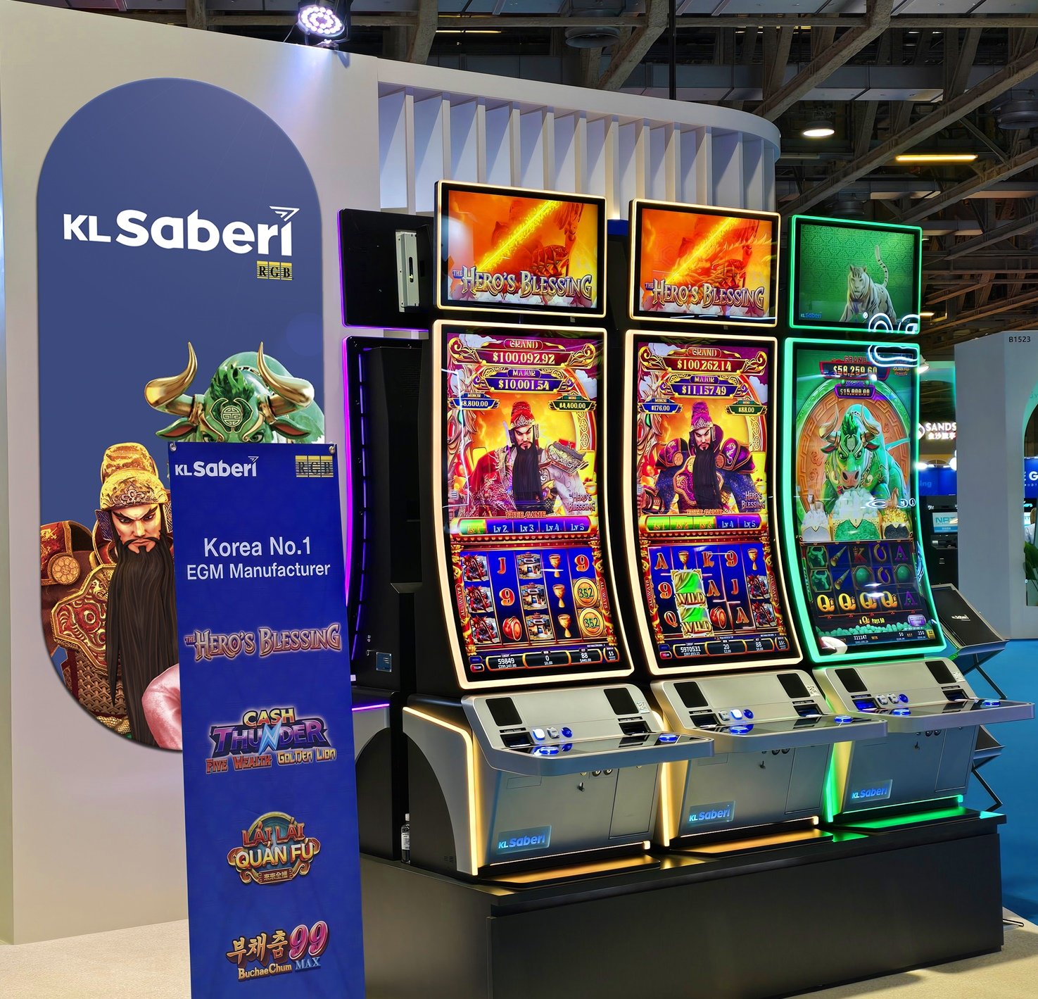 글로벌 게이밍 엑스포 아시아 2026(G2E Asia 2026)에 참가한 강원랜드 부스
