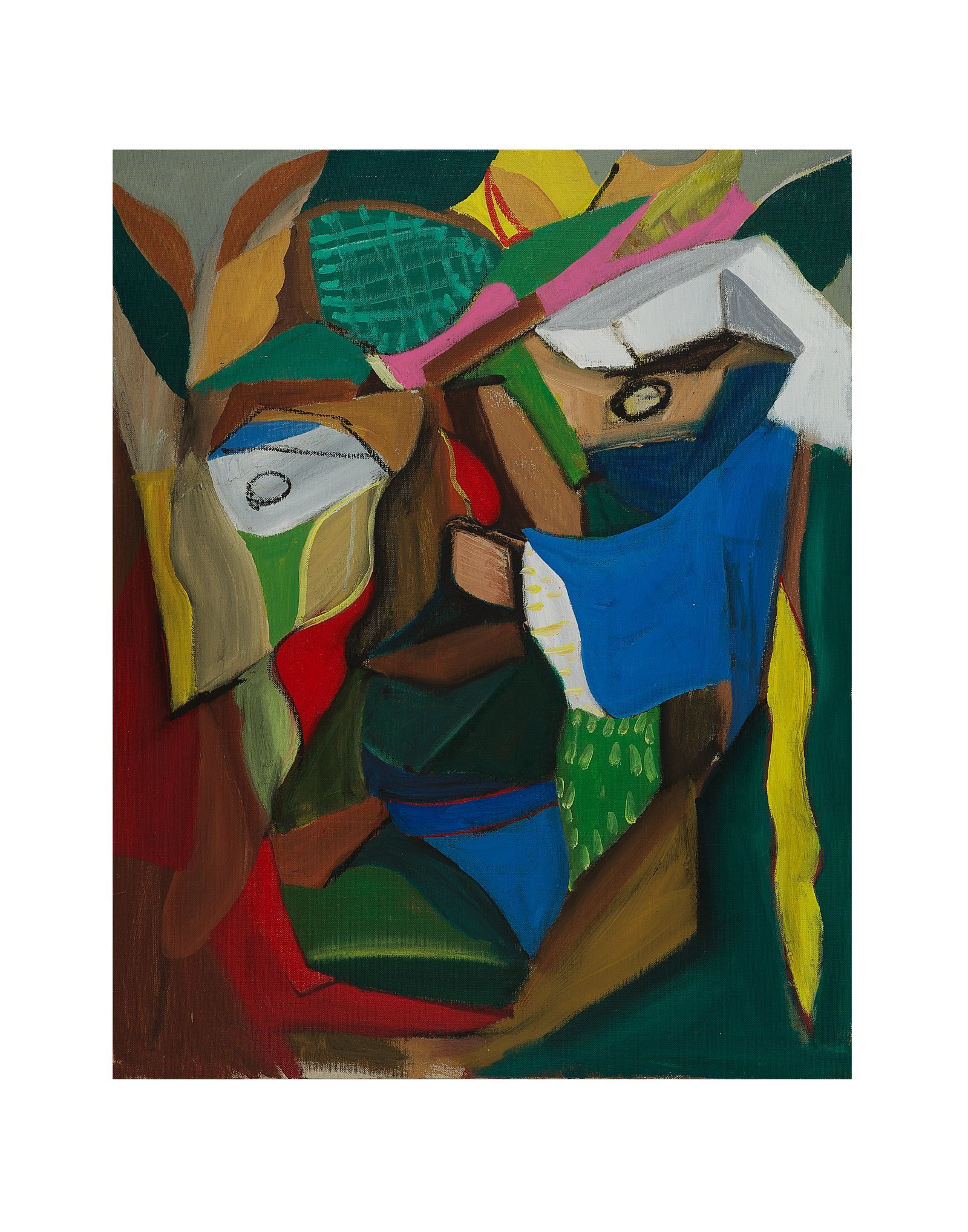 무제. 91X73cm. 캔버스에 혼합재료.1995년