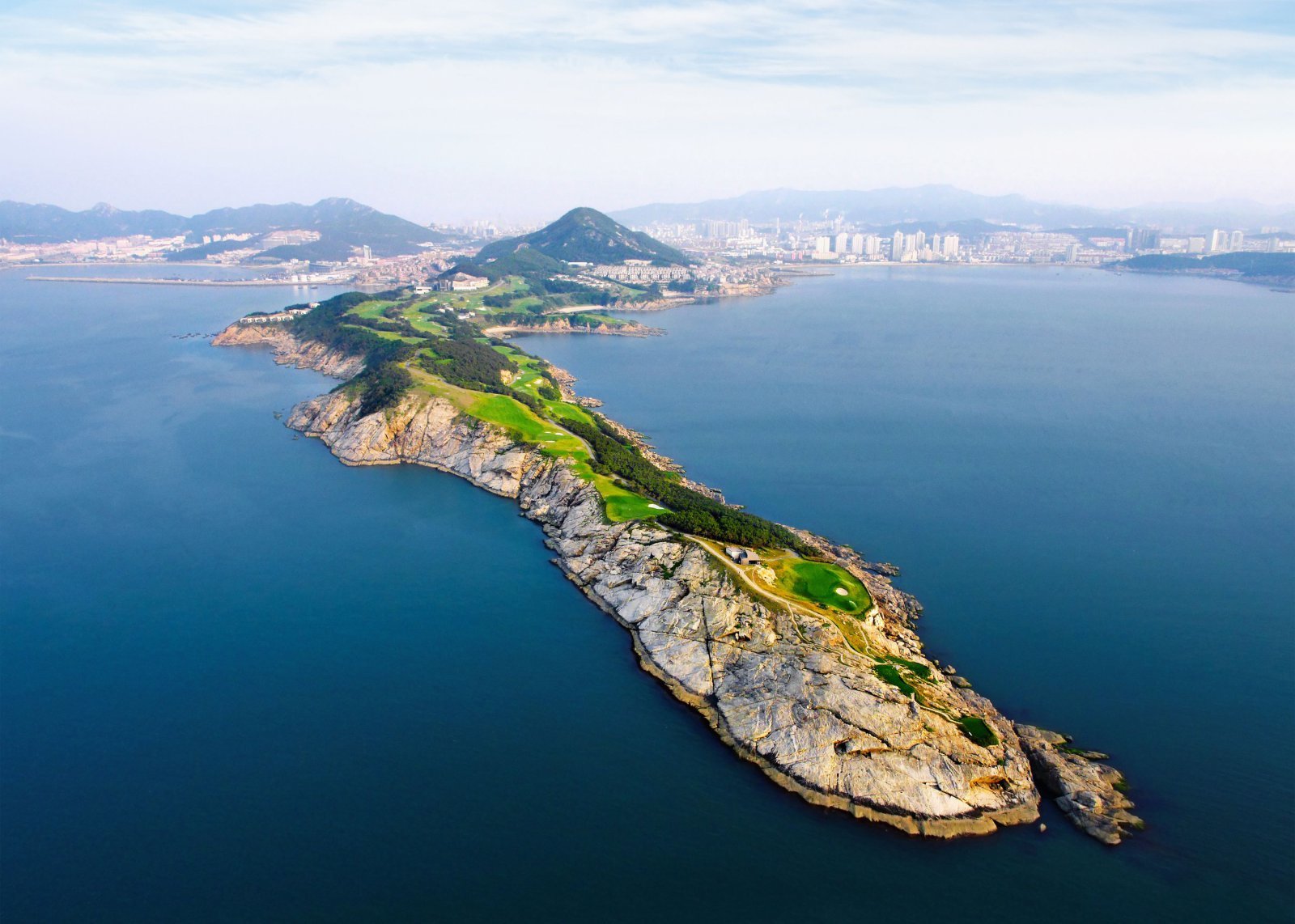 아시아나 웨이하이CC 전경. 사진제공 |금호리조트