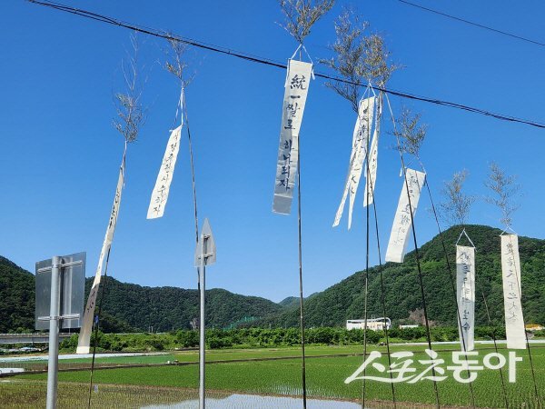 영양군농민회가 한 해 농사의 풍년과 군민들의 안녕을 기원하는 풍년기원제를 열었다. 사진제공 ㅣ 영양군
