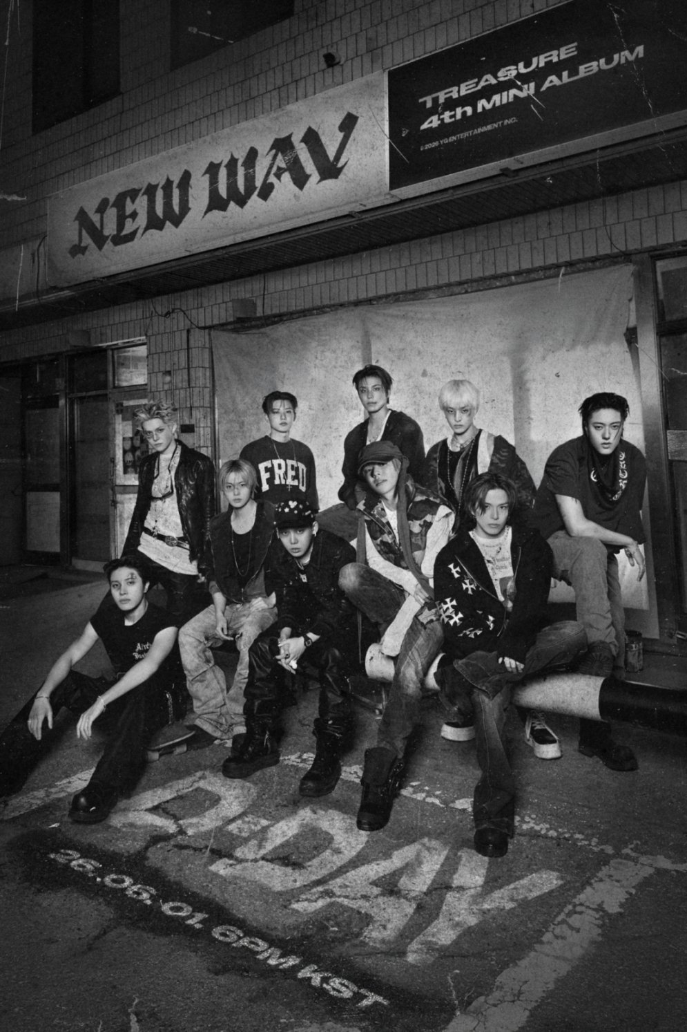 ‘YG표 힙합 전사’로 회귀한 그룹 트레저가 1일 새 앨범 발매와 함께 ‘밀리언셀러 달성’ 소식도 함께 전해 화제다. 사진제공|YG엔터테인먼트
