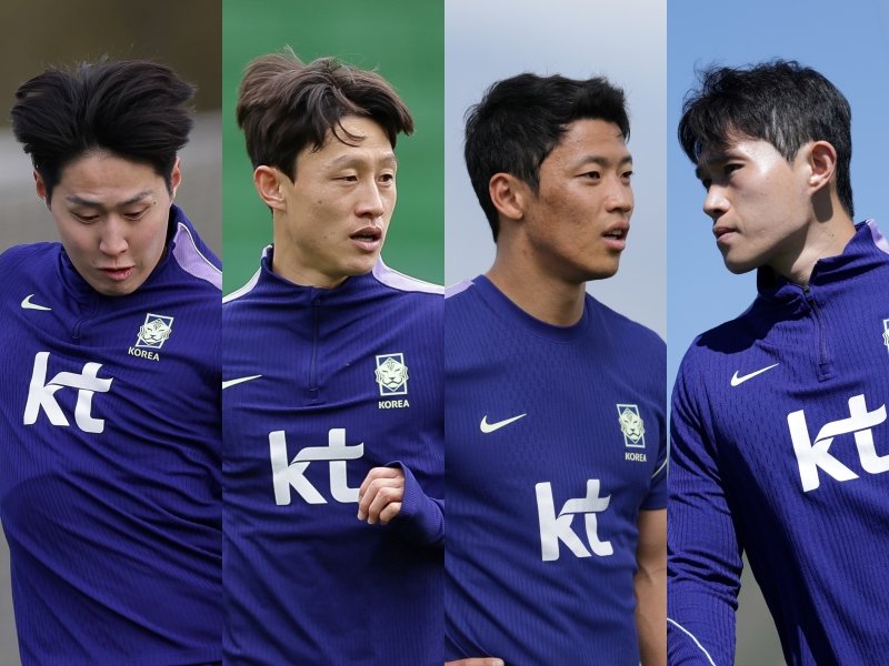 이강인 합류한 대표팀 공격 2선 조합…이재성, 이동경, 황희찬 등 최적의 조합 찾기
