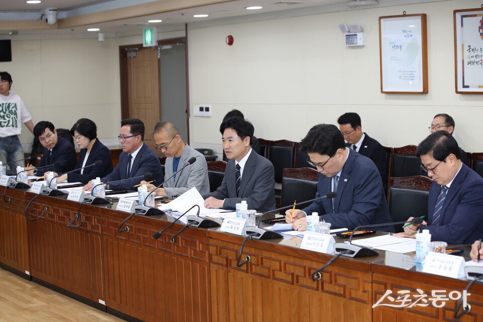 전라남도교육청은 5일 교육부 및 광주광역시교육청과 함께 통합교육청 출범 준비 상황을 공유하고 남은 과제를 점검하는 보고회를 개최했다. 사진제공=전라남도교육청