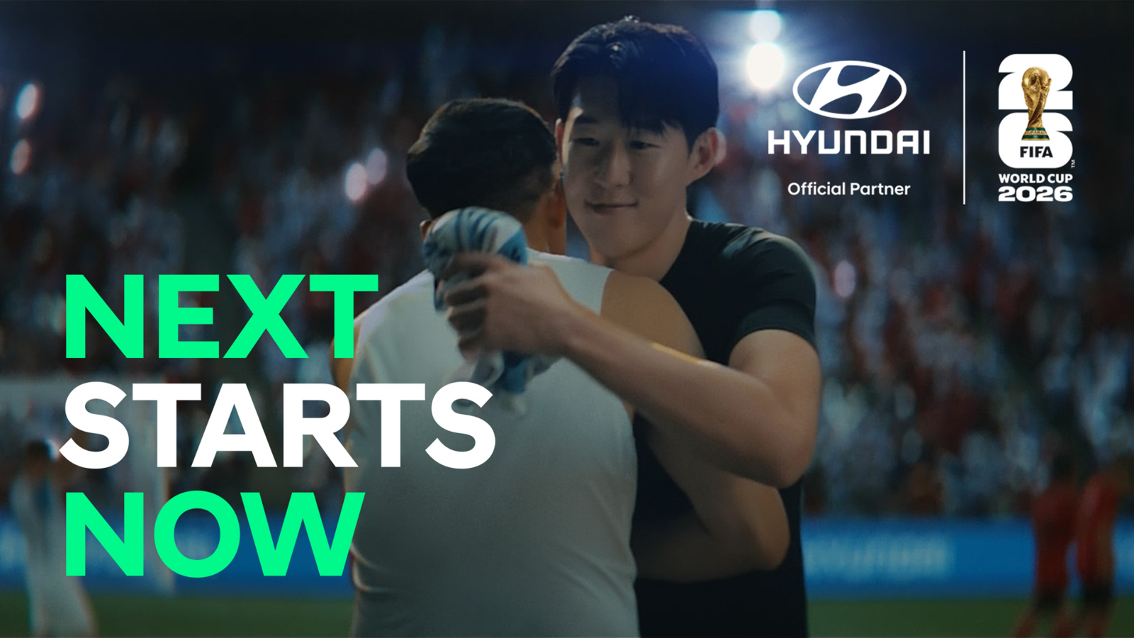 현대자동차가 FIFA 월드컵 2026을 맞이해 차세대 축구와 미래 모빌리티 비전을 아우르는 브랜드 월드컵 캠페인 ‘미래는 지금 여기서부터’를 본격 전개한다고 8일 밝혔다. 현대자동차 브랜드 글로벌 앰배서더인 손흥민 선수가 등장하는 메인 영상 주요 장면. 사진제공｜현대차