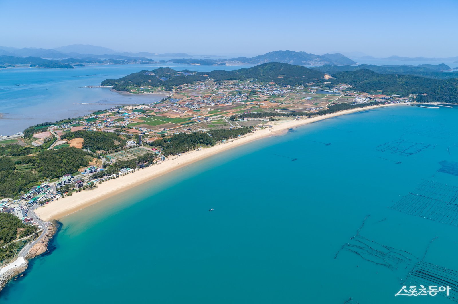 완도 명사십리해수욕장 전경. 사진제공=전남도