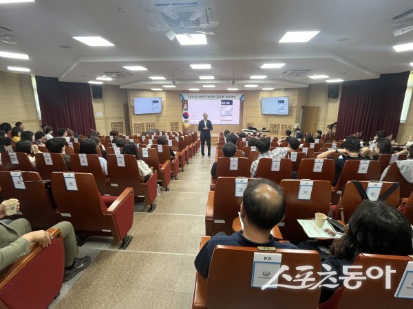 경상북도교육청 ‘2026년 상반기 보건직 공무원 직무연수’가 진행되고 있다. 사진제공 ㅣ 경북교육청