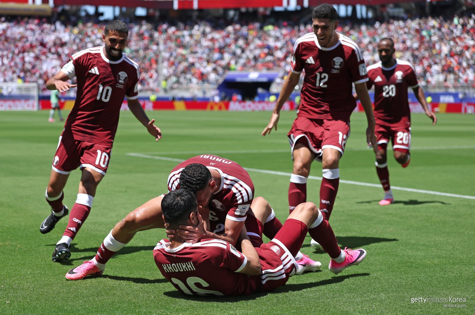 카타르 축구대표팀. 사진=게티이미지코리아