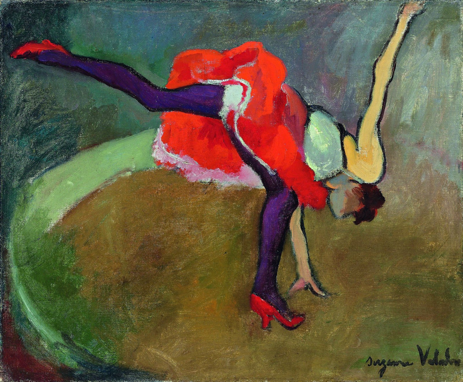 수잔 발라동, 곡예사, 1916년, 캔버스에 유채, 38 x 46.2 cm, 와이즈먼 미셸 컬렉션