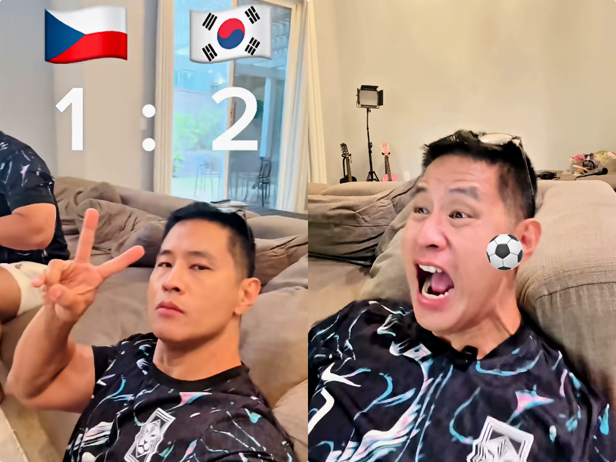 유승준 “누가 뭐래도 대한민국”…태극마크 입고 환호