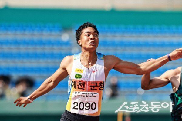 ‘2026 코리아오픈 국제육상경기대회’에 출전하는 예천군청 소속 나마디 조엘진 선수. 사진제공 ㅣ 예천군