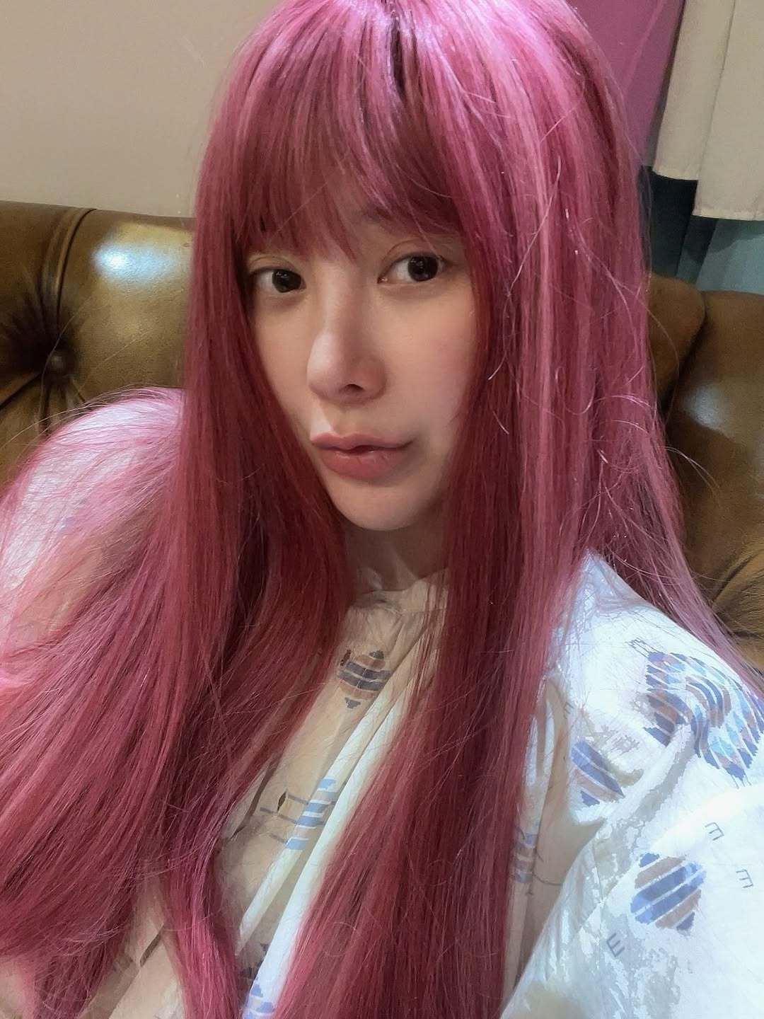 서인영, 파격 핑크 헤어 공개…인형 같은 비주얼 [DA★]