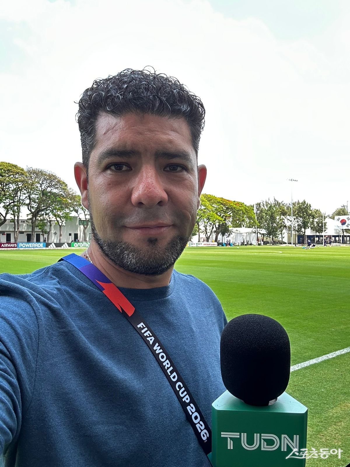 멕시코 매체 TUDN의 알론소 라미레스 기자는 멕시코가 한국을 2-1로 간신히 꺾을 것이라고 전망했다. 사진 본인 제공.