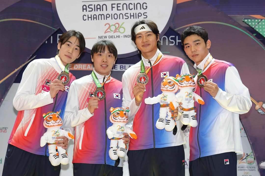펜싱 남자 사브르 대표팀, 2년 만에 아시아선수권 단체전 정상 탈환…오상욱 2관왕
