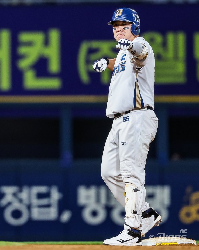 NC 이우성은 올해 확실한 루틴을 정해 꾸준히 실천하며 타격의 달인으로 거듭났다. 사진제공|NC 다이노스