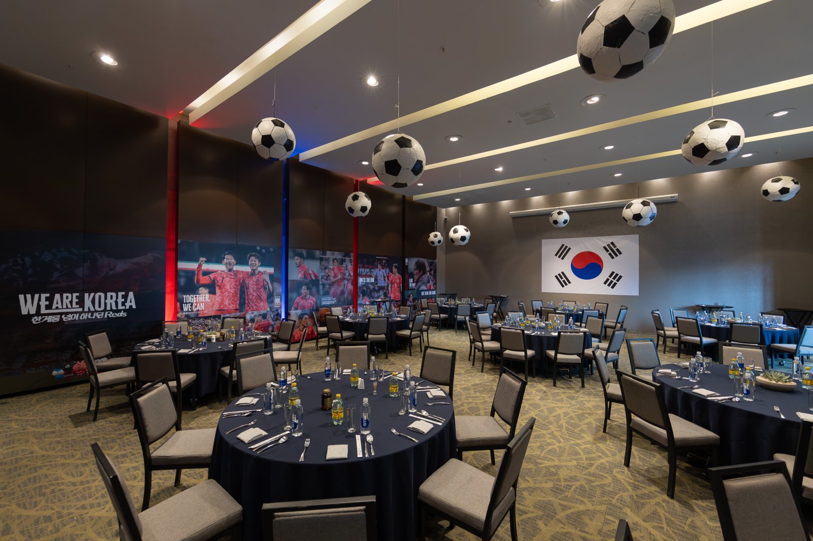 축구국가대표팀의 과달라하라 숙소였던 웨스틴 과달라하라의 식당 전경. 사진제공｜대한축구협회