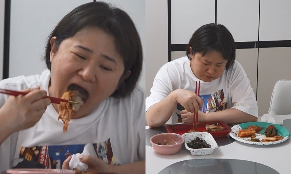 김신영, 삼겹살로 시작하는 모닝…“조촐하다 조촐해” (나혼산)
