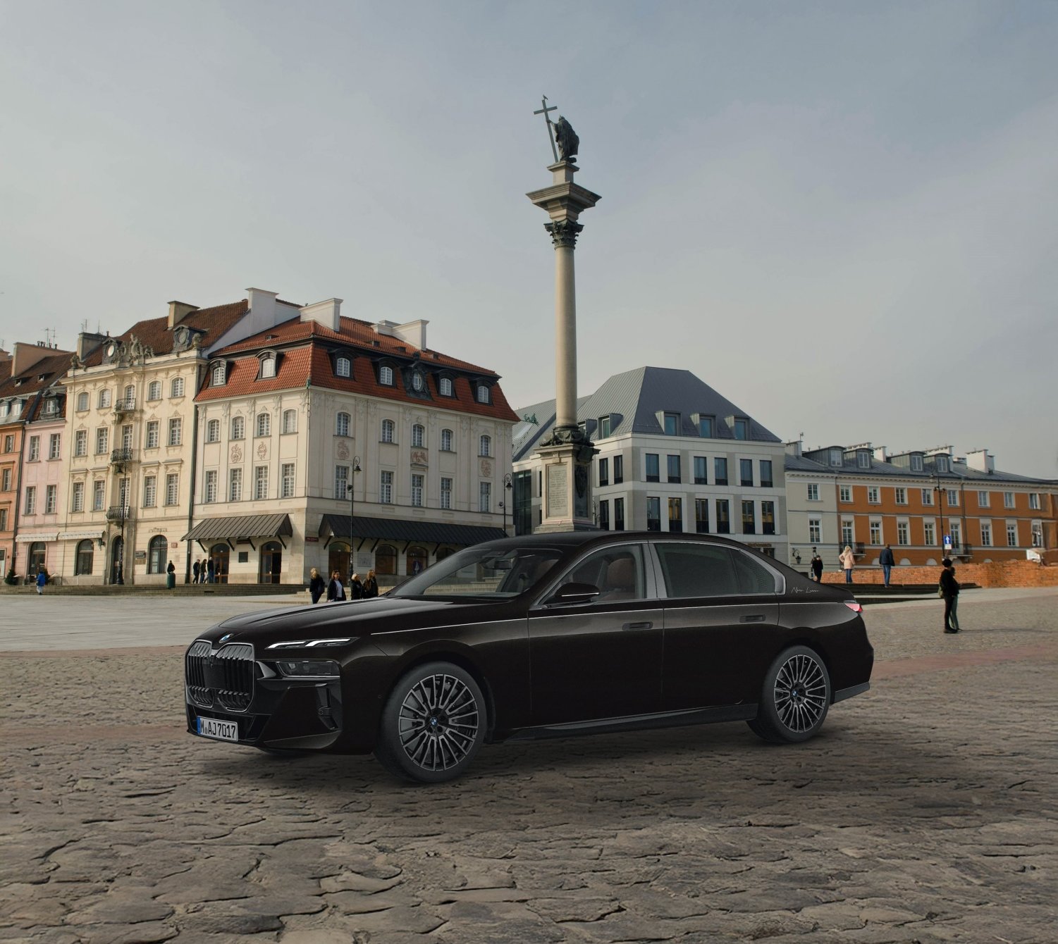 국내 최초로 공개되는 BMW 7시리즈 네로 루쏘 에디션. 사진제공｜BMW 그룹 코리아