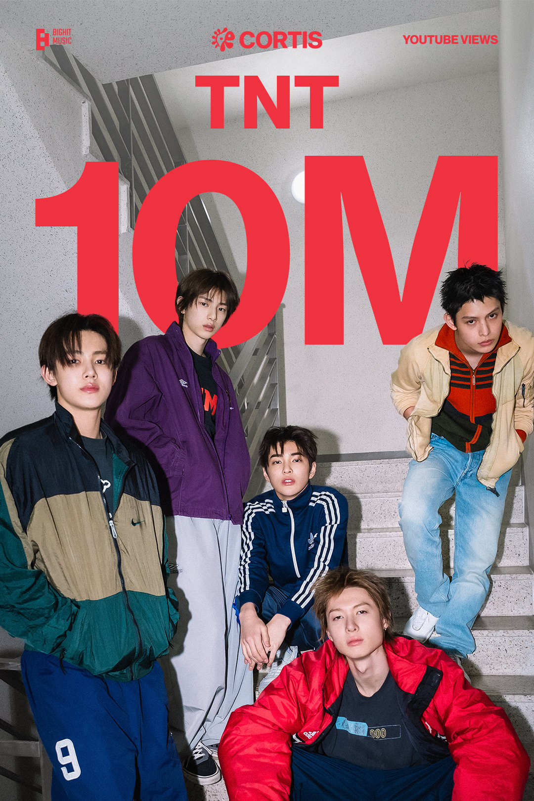코르티스 ‘TNT’ MV, 1000만 뷰 돌파