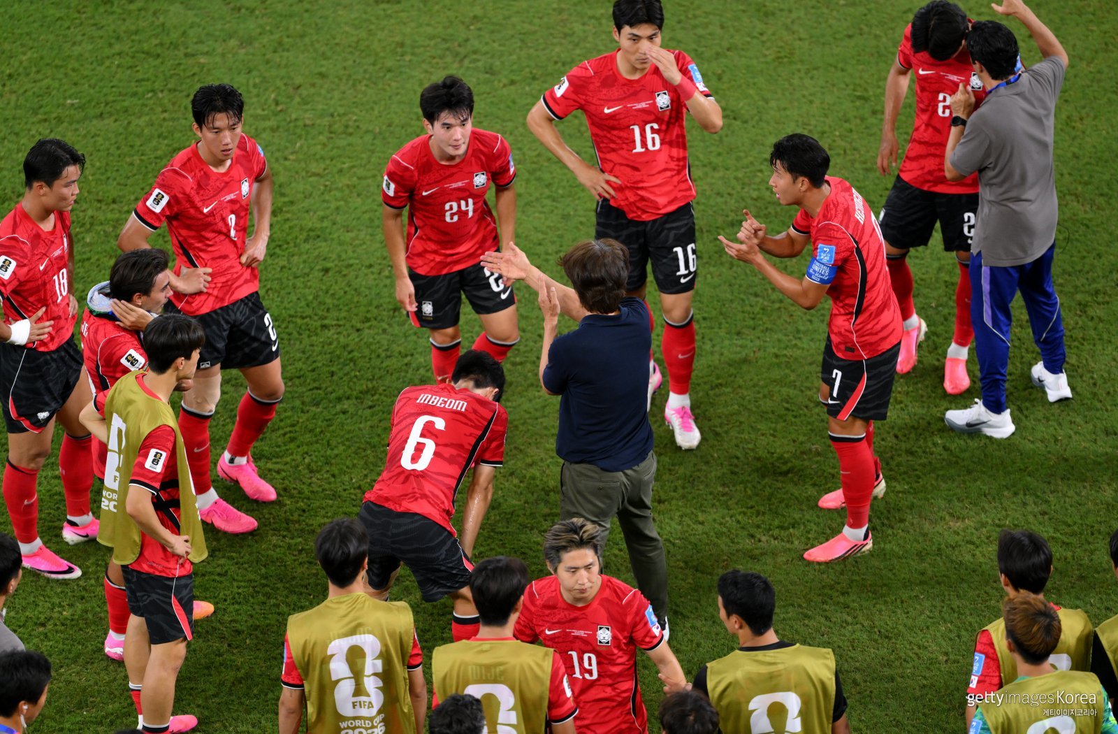 한국 축구대표팀. 사진=게티이미지코리아